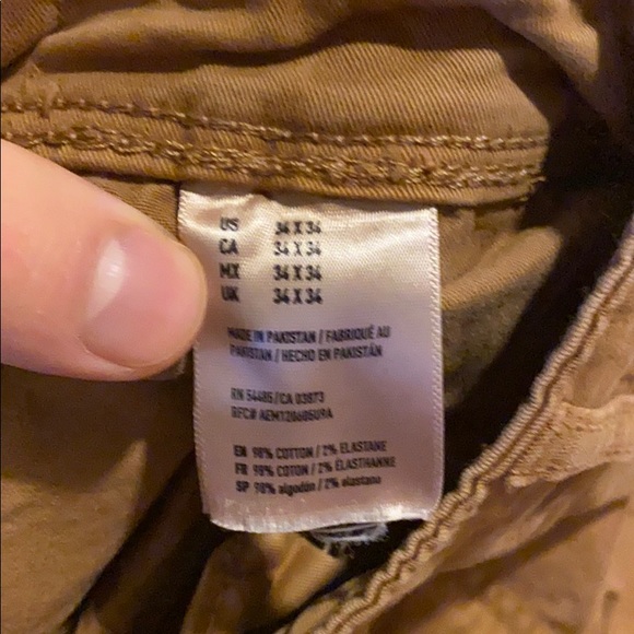 American eagle relaxed straight khakis 34x34 - Picture 4 of 4